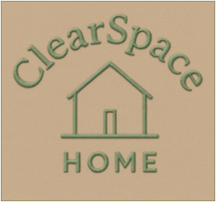 ClearSpace Home logo with a simple house outline